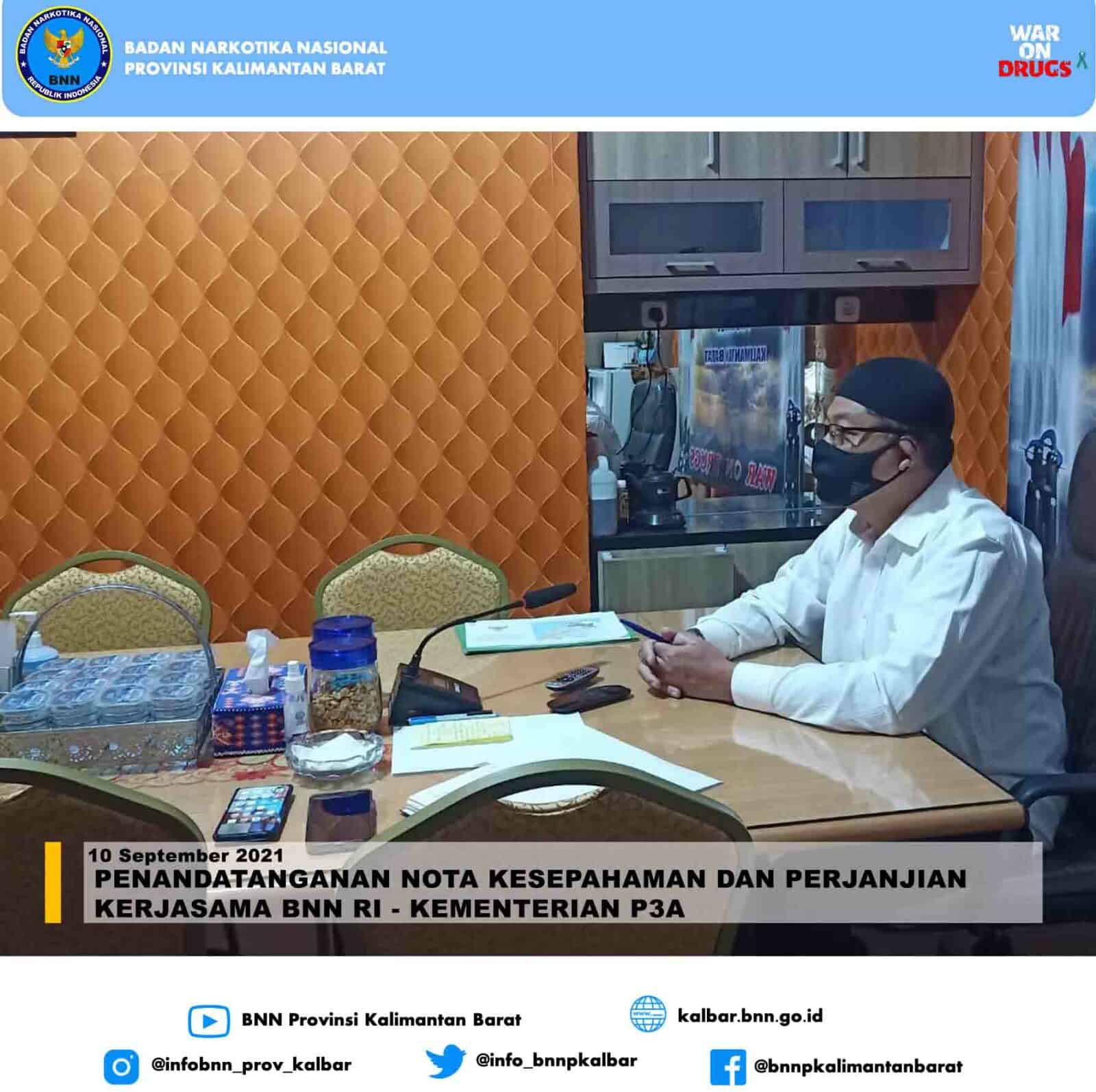 PENANDATANGANAN NOTA KESEPAHAMAN DAN PERJANJIAN KERJASAMA BNN RI - KEMENTERIAN P3A PENANDATANGANAN NOTA KESEPAHAMAN DAN PERJANJIAN KERJASAMA BNN RI – KEMENTERIAN P3A