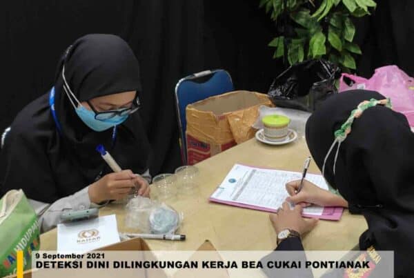 BEA CUKAI PONTIANAK LAKSANAKAN DETEKSI DINI DILINGKUNGAN KERJA