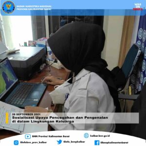 SOSIALISASI UPAYA PENCEGAHAN DAN PENGENALAN P4GN DI DALAM LINGKUNGAN KELUARGA SOSIALISASI UPAYA PENCEGAHAN DAN PENGENALAN P4GN DI DALAM LINGKUNGAN KELUARGA