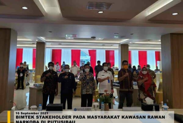 BIMTEK STAKEHOLDER PADA MASYARAKAT KAWASAN RAWAN NARKOBA DI PUTUSIBAU
