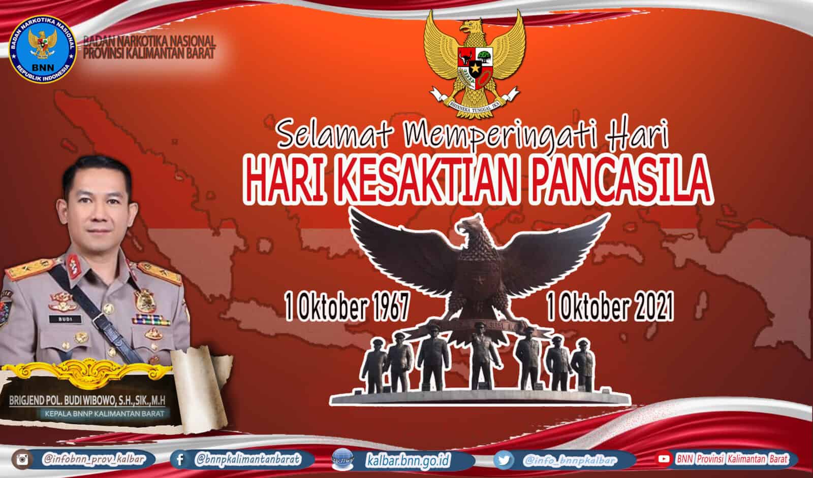 SELAMAT MEMPERINGATI HARI KESAKTIAN PANCASILA 1 OKTOBER 2021 SELAMAT MEMPERINGATI HARI KESAKTIAN PANCASILA 1 OKTOBER 2021