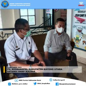 Plt. KESBANGPOL KABUPATEN KAYONG UTARA SAMBANGI BNNP KALBAR Plt. KESBANGPOL KABUPATEN KAYONG UTARA SAMBANGI BNNP KALBAR