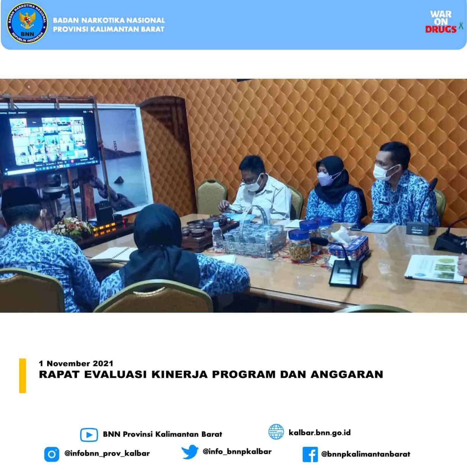 RAPAT EVALUASI KINERJA PROGRAM DAN ANGGARAN RAPAT EVALUASI KINERJA PROGRAM DAN ANGGARAN