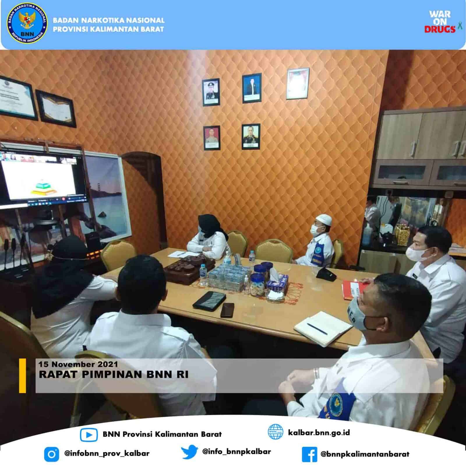 RAPAT PIMPINAN BNN RI RAPAT PIMPINAN BNN RI