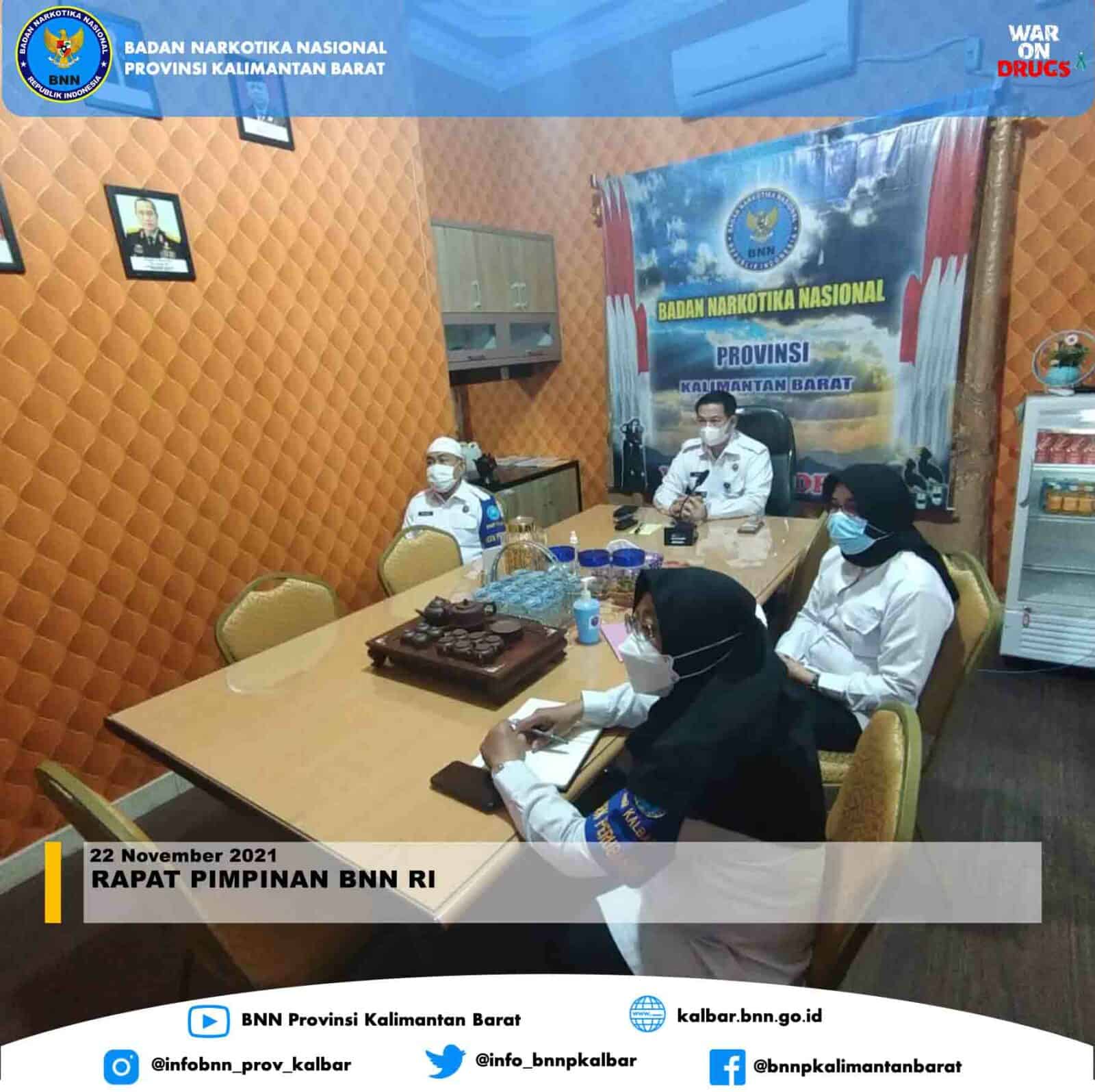 RAPAT PIMPINAN BNN RI RAPAT PIMPINAN BNN RI