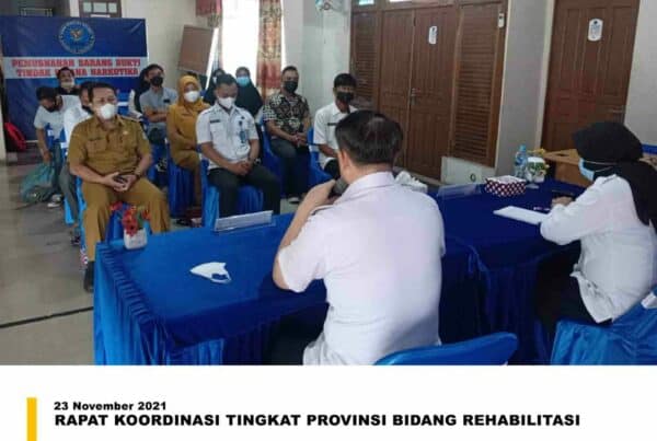 RAPAT KOORDINASI TINGKAT PROVINSI BIDANG REHABILITASI