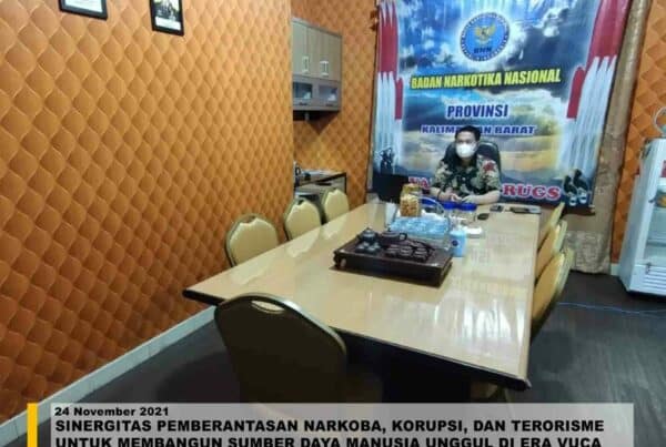 SINERGITAS PEMBERANTASAN NARKOBA, KORUPSI, DAN TERORISME UNTUK MEMBANGUN SUMBER DAYA MANUSIA UNGGUL DI ERA VUCA