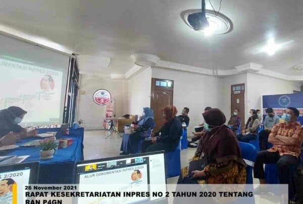 RAPAT KESEKRETARIATAN INPRES NO 2 TAHUN 2020 TENTANG RAN P4GN