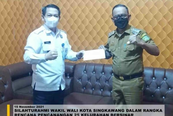 WAKIL WALIKOTA SINGKAWANG SILAHTURAHMI KE BNNP KALBAR, AKAN CANANGKAN 25 KELURAHAN BERSINARDI KOTA SINGKAWANG