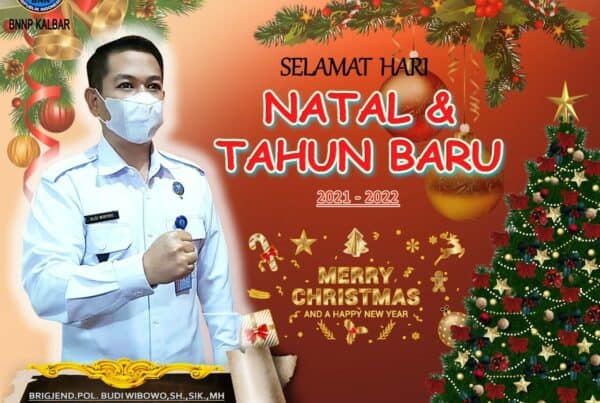 SELAMAT HARI NATAL 2021 & TAHUN BARU 2022 Konsep Otomatis