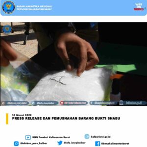 PRESS RELEASE DAN PEMUSNAHAN BARANG BUKTI SHABU PRESS RELEASE DAN PEMUSNAHAN BARANG BUKTI SHABU