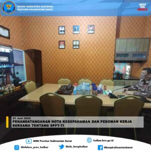 PENANDATANGANAN NOTA KESEPAHAMAN DAN PEDOMAN KERJA BERSAMA TENTANG SPPT-TI PENANDATANGANAN NOTA KESEPAHAMAN DAN PEDOMAN KERJA BERSAMA TENTANG SPPT-TI