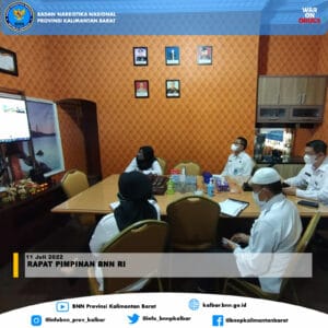RAPAT PIMPINAN BNN RI