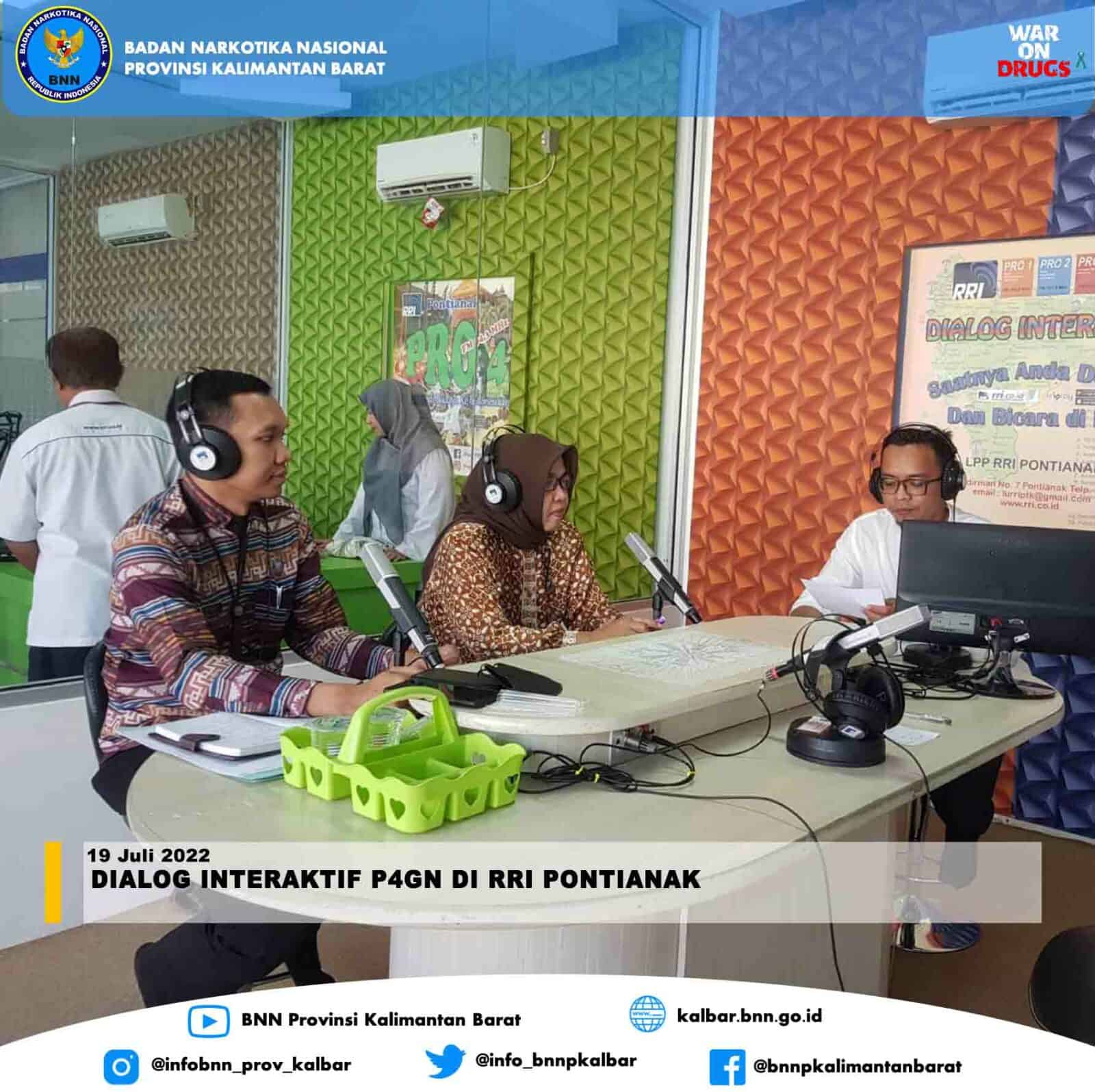 Dialog Interaktif P4GN di RRI Pontianak Dialog Interaktif P4GN di RRI Pontianak
