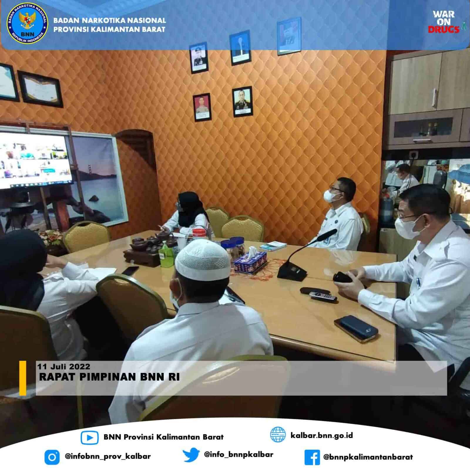 RAPAT PIMPINAN BNN RI RAPAT PIMPINAN BNN RI