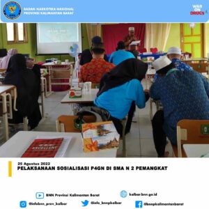 Pelaksanaan Sosialisasi P4GN di SMA N 2 Pemangkat Pelaksanaan Sosialisasi P4GN di SMA N 2 Pemangkat