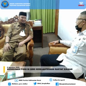Koordinasi P4GN di Biro Kesejahteraan Rakyat Kalbar Koordinasi P4GN di Biro Kesejahteraan Rakyat Kalbar