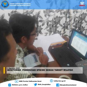 Monitoring Pemenuhan SPM/SNI sesuai target wilayah Monitoring Pemenuhan SPM/SNI sesuai target wilayah
