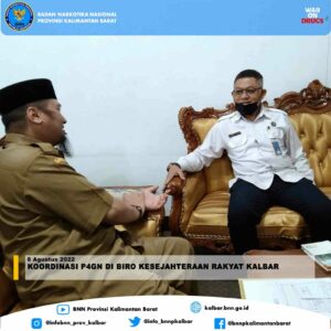 Koordinasi P4GN di Biro Kesejahteraan Rakyat Kalbar Koordinasi P4GN di Biro Kesejahteraan Rakyat Kalbar