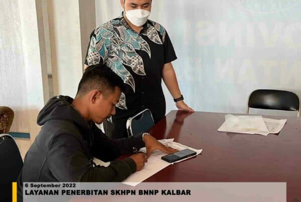 LAYANAN PENERBITAN SKHPN BNNP KALBAR