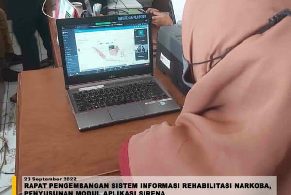 Rapat Pengembangan Sistem Informasi Rehabilitasi Narkoba, Penyusunan Modul Aplikasi SIRENA