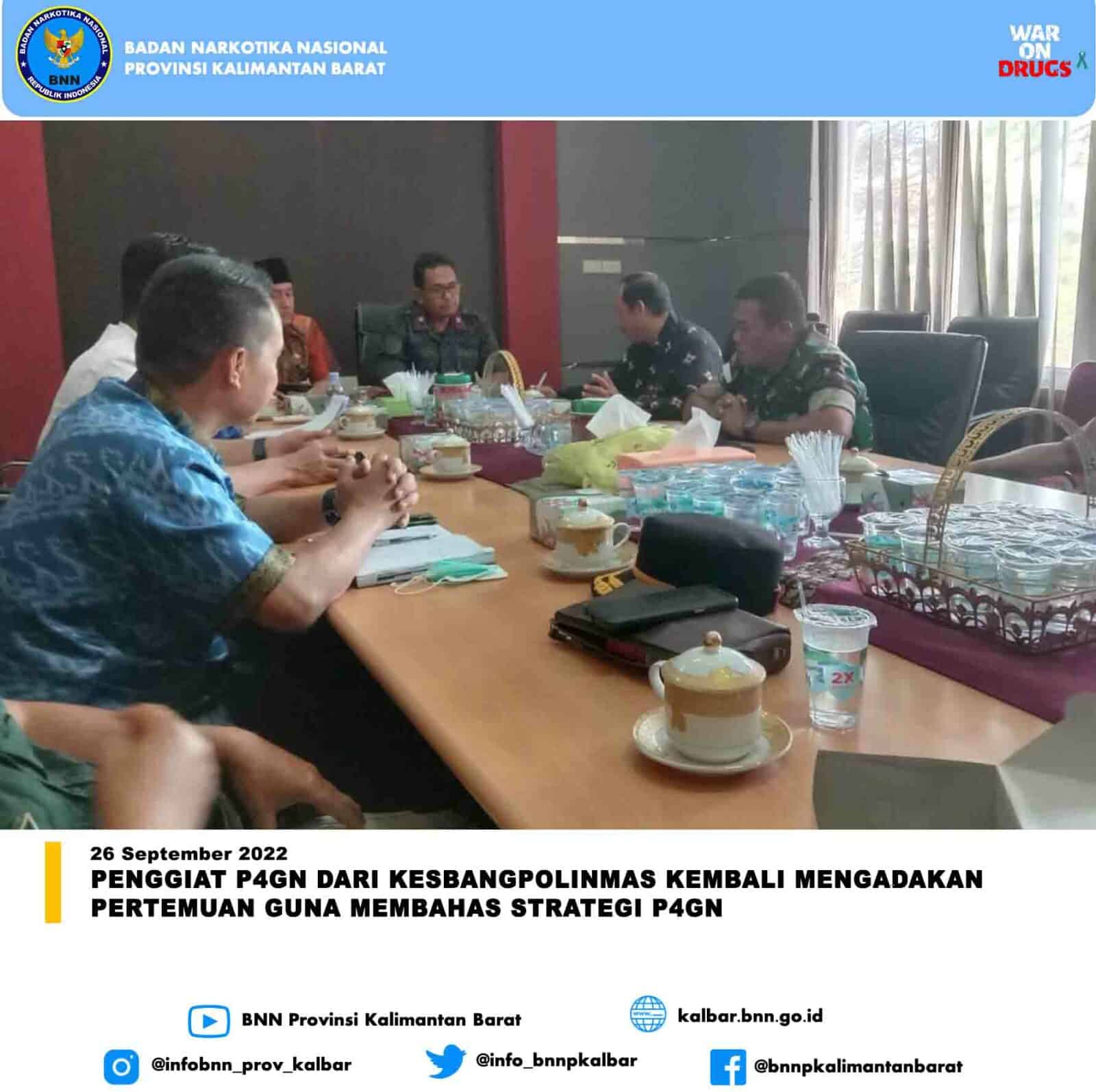 Penggiat P4GN dari Kesbangpolinmas Kembali Mengadakan Pertemuan Guna Membahas Strategi P4GN Penggiat P4GN dari Kesbangpolinmas Kembali Mengadakan Pertemuan Guna Membahas Strategi P4GN