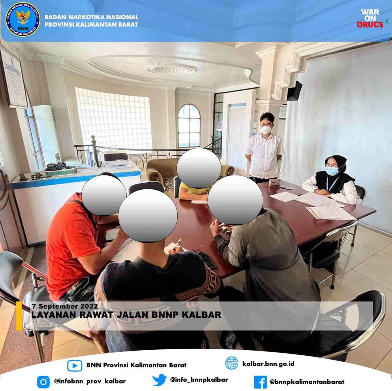Layanan Rehabilitasi BNNP Kalbar Layanan Rehabilitasi BNNP Kalbar
