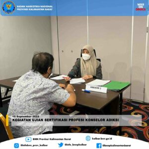 Kegiatan Ujian Sertifikasi Profesi Konselor Adiksi Kegiatan Ujian Sertifikasi Profesi Konselor Adiksi