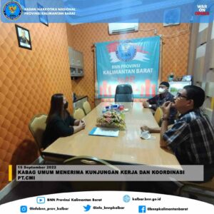 Kabag Umum Menerima Kunjungan Kerja dan Koordinasi PT.CMI Kabag Umum Menerima Kunjungan Kerja dan Koordinasi PT.CMI