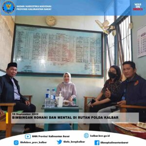BIMBINGAN ROHANI DAN MENTAL DI RUTAN POLDA KALBAR BIMBINGAN ROHANI DAN MENTAL DI RUTAN POLDA KALBAR