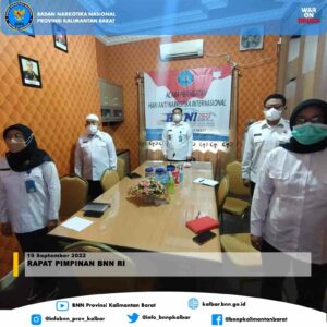 RAPAT PIMPINAN BNN RI RAPAT PIMPINAN BNN RI