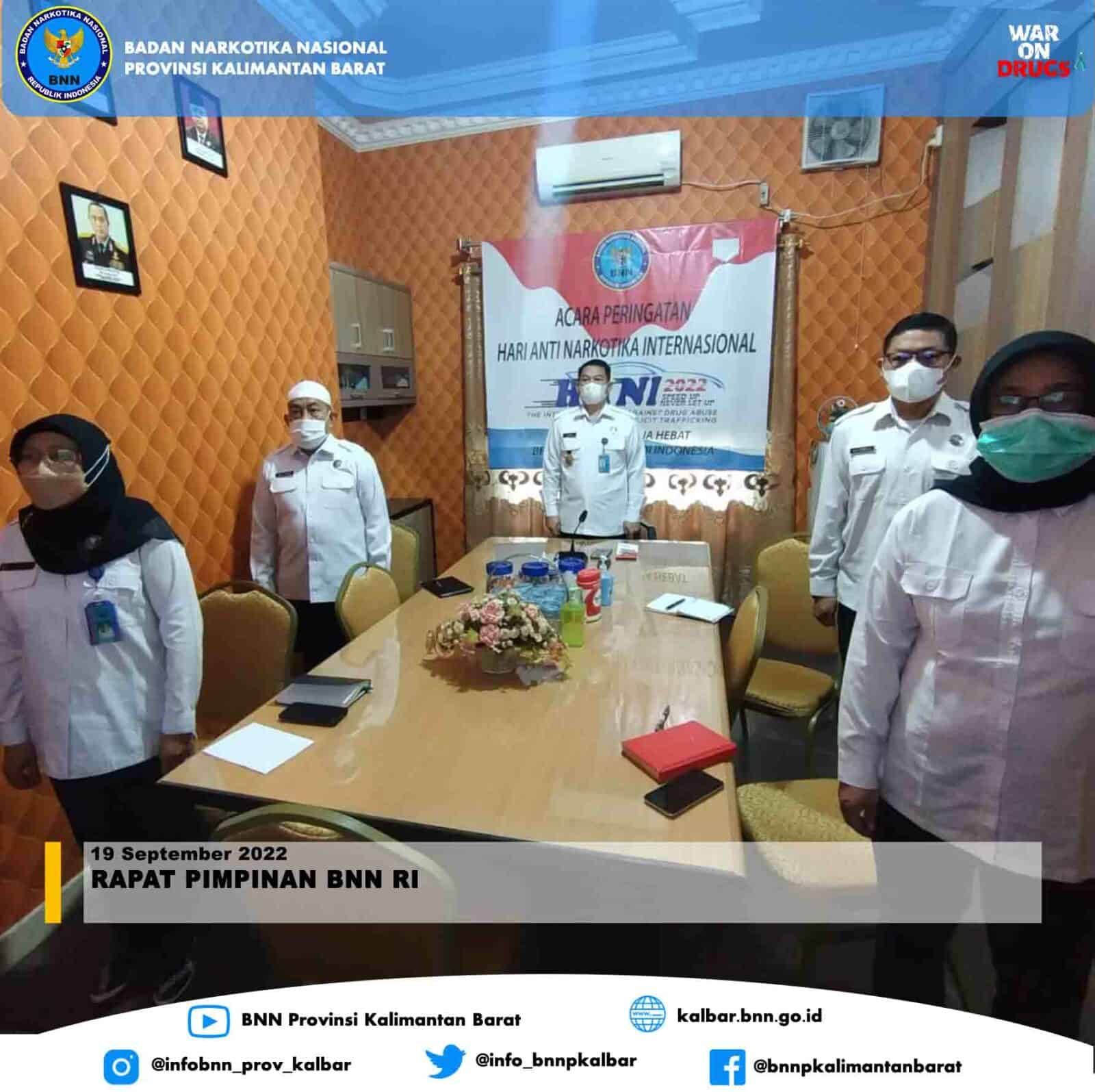 RAPAT PIMPINAN BNN RI RAPAT PIMPINAN BNN RI
