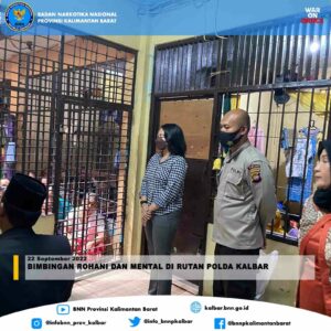 BIMBINGAN ROHANI DAN MENTAL DI RUTAN POLDA KALBAR BIMBINGAN ROHANI DAN MENTAL DI RUTAN POLDA KALBAR