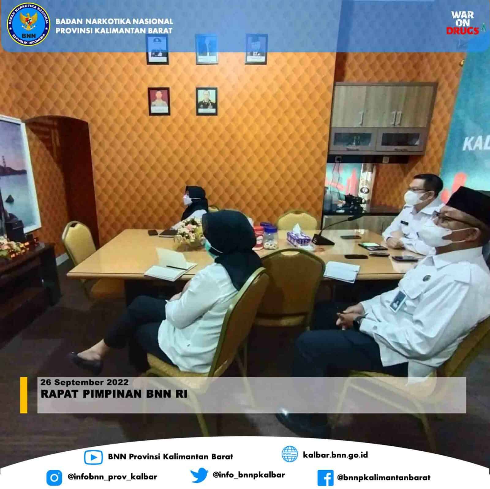 Rapat Pimpinan BNN RI Rapat Pimpinan BNN RI
