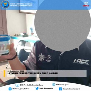 Layanan Penerbitan SKHPN BNNP Kalbar