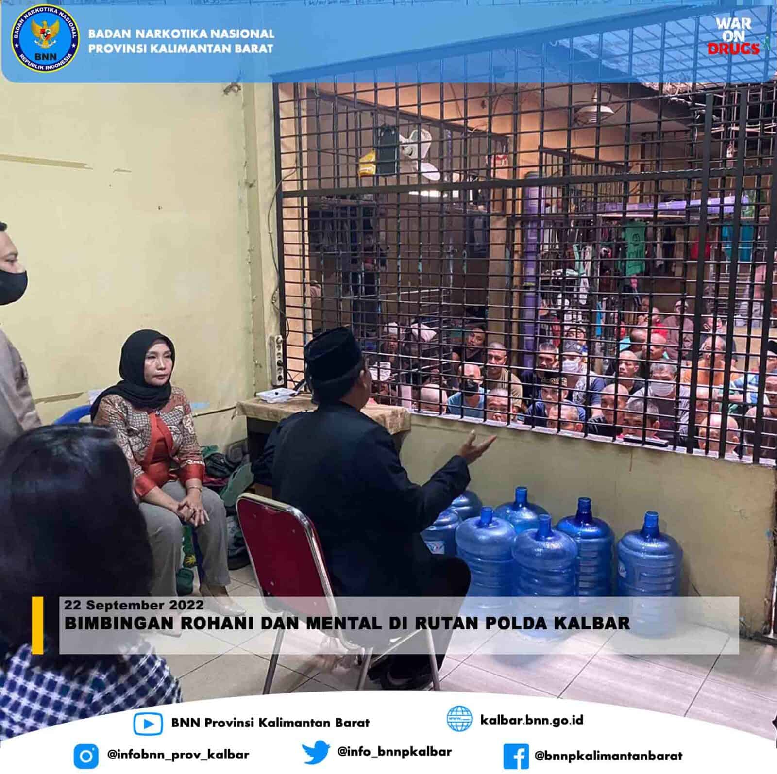 BIMBINGAN ROHANI DAN MENTAL DI RUTAN POLDA KALBAR BIMBINGAN ROHANI DAN MENTAL DI RUTAN POLDA KALBAR