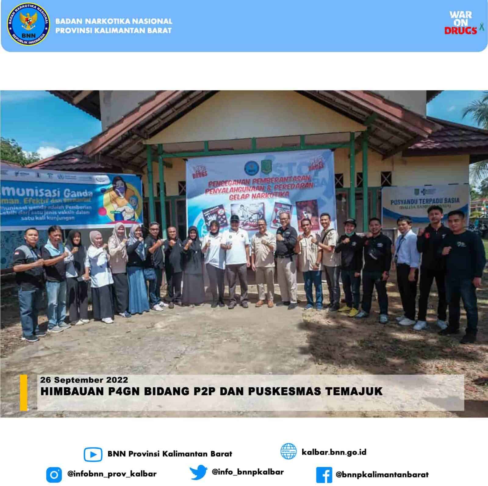 HIMBAUAN P4GN Bidang P2P dan Puskesmas Temajuk HIMBAUAN P4GN Bidang P2P dan Puskesmas Temajuk