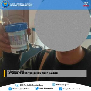 Layanan Penerbitan SKHPN BNNP Kalbar