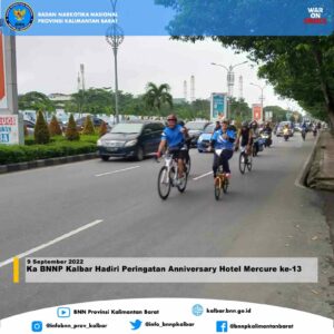 Ka BNNP Kalbar Hadiri Peringatan Anniversary Hotel Mercure ke-13 Ka BNNP Kalbar Hadiri Peringatan Anniversary Hotel Mercure ke-13