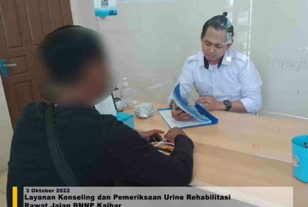 Layanan Konseling dan Pemeriksaan Urine Rehabilitasi Rawat Jalan BNNP Kalbar