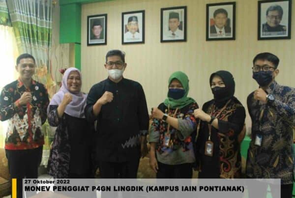 Monev Penggiat P4GN Lingdik (Kampus IAIN Pontianak)