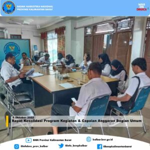 Rapat Kosolidasi Program Kegiatan & Capaian Anggaran Bagian Umum Rapat Kosolidasi Program Kegiatan & Capaian Anggaran Bagian Umum