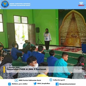 Penyuluhan P4GN di SMK 8 Pontianak Penyuluhan P4GN di SMK 8 Pontianak