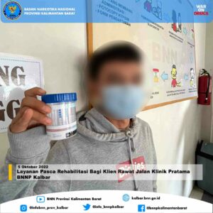 Layanan Pasca Rehabilitasi Bagi Klien Rawat Jalan Klinik Pratama BNNP Kalbar