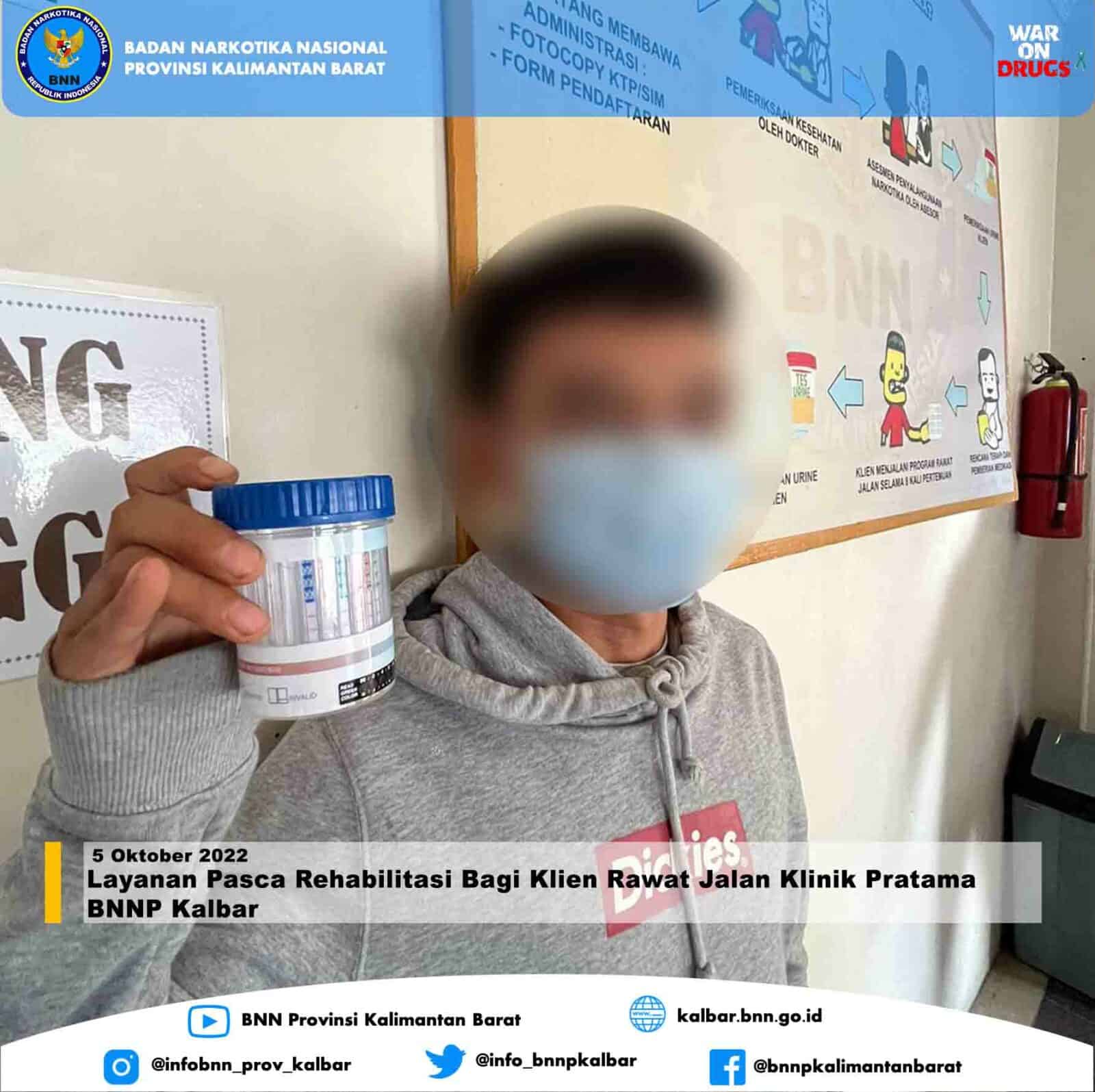 Layanan Pasca Rehabilitasi Bagi Klien Rawat Jalan Klinik Pratama BNNP Kalbar
