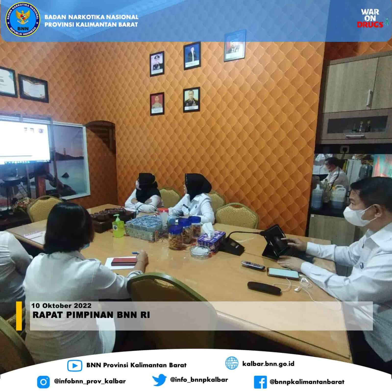 Rapat Pimpinan Badan Narkotika Nasional Republik Indonesia Rapat Pimpinan Badan Narkotika Nasional Republik Indonesia
