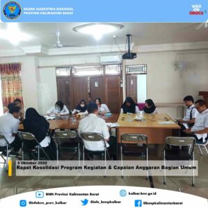 Rapat Kosolidasi Program Kegiatan & Capaian Anggaran Bagian Umum Rapat Kosolidasi Program Kegiatan & Capaian Anggaran Bagian Umum