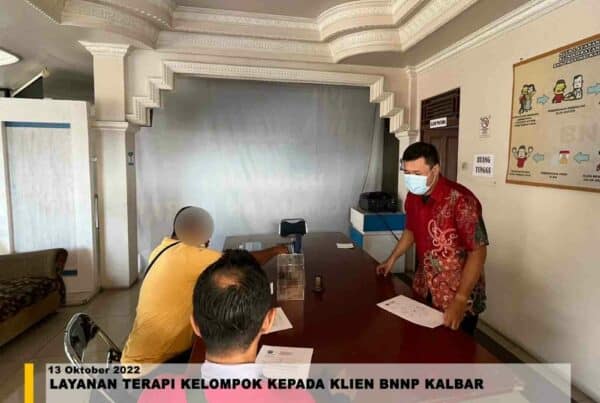 Layanan Terapi Kelompok kepada Klien BNNP Kalbar