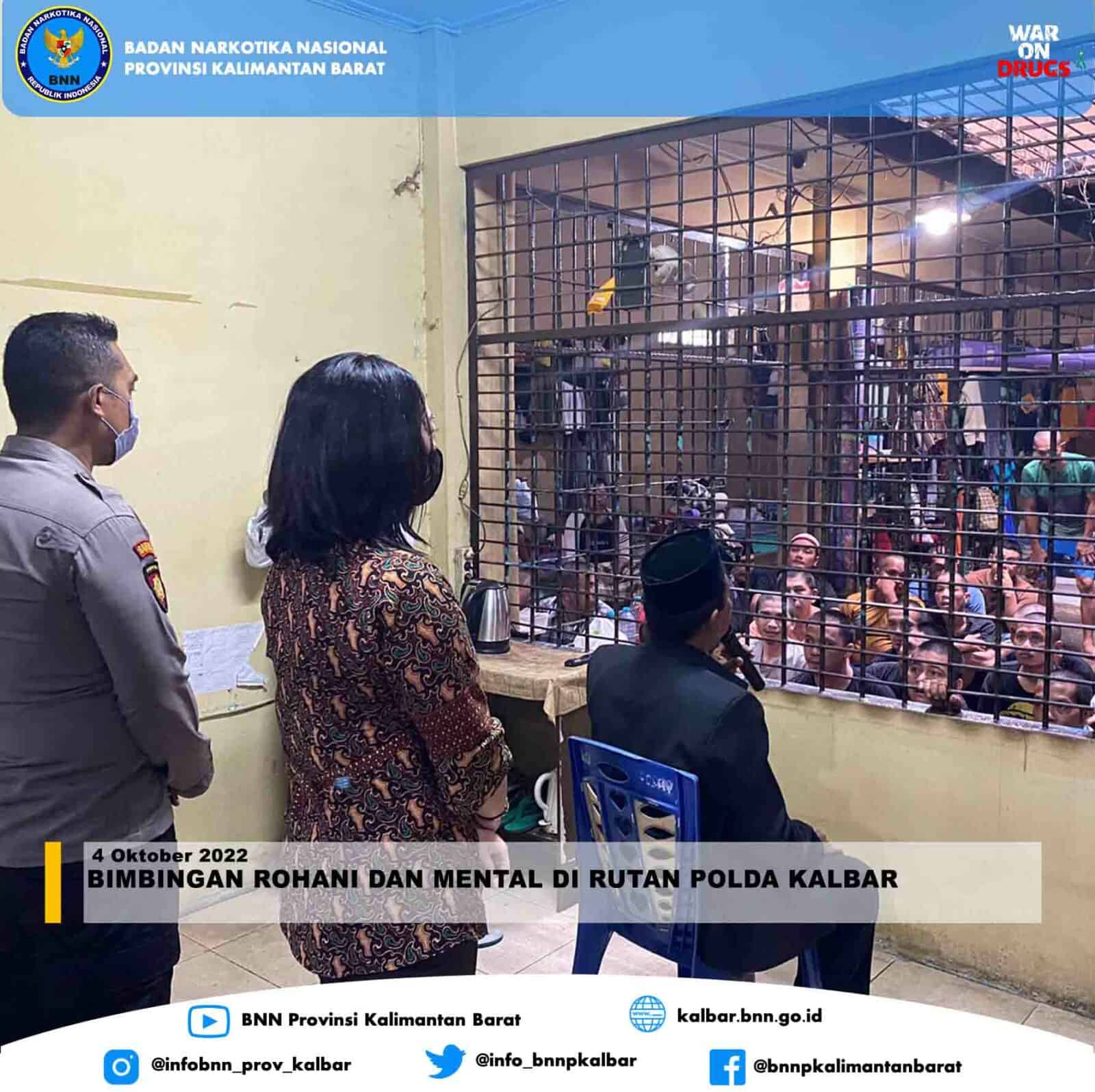 BIMBINGAN ROHANI DAN MENTAL DI RUTAN POLDA KALBAR BIMBINGAN ROHANI DAN MENTAL DI RUTAN POLDA KALBAR
