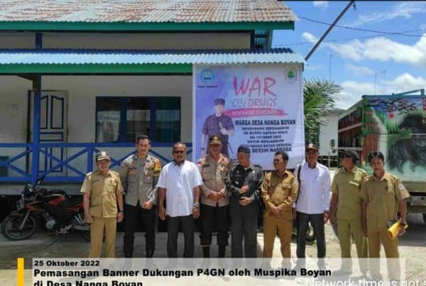Pemasangan Banner Dukungan P4GN